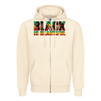 Sandshell black is beautiful juneteenth Zipper Hoodie - texasbilliewilder