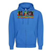 True Royal black is beautiful juneteenth Zipper Hoodie - texasbilliewilder