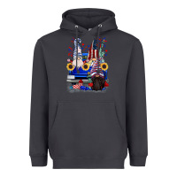 Smoke 4th of July gnomes truck Heavyweight Hoodie - CowGirlArtShop