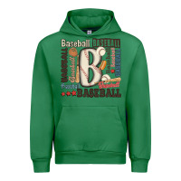 Emerald baseball Urban Hoodie - MaliasSmallBusiness