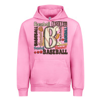 Fuchsia Pink baseball Urban Hoodie - MaliasSmallBusiness