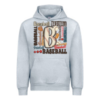 Heather Grey baseball Urban Hoodie - MaliasSmallBusiness