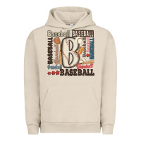 Pigment French Oak baseball Urban Hoodie - MaliasSmallBusiness