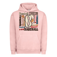 Pigment Salmon baseball Urban Hoodie - MaliasSmallBusiness