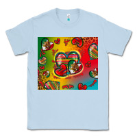 Dusty Blue mexico hearts Classic Tee - Zillion Design Studio