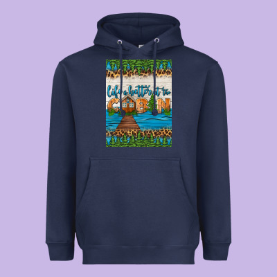 Life Is Better At The Cabin Air Freshener Heavyweight Hoodie Designed By Hra Design Shop