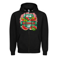 Black watermelon truck Zipper Hoodie - Zillion Design Studio