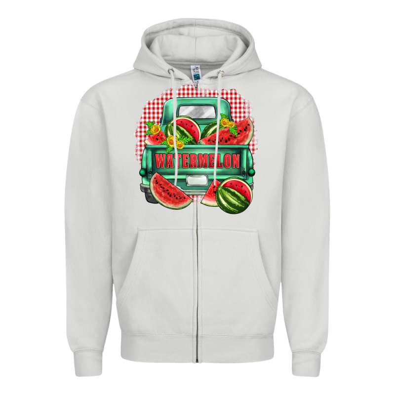 Watermelon Truck Zipper Hoodie by Zillion Design Studio | Teevron