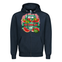 Navy watermelon truck Zipper Hoodie - Zillion Design Studio
