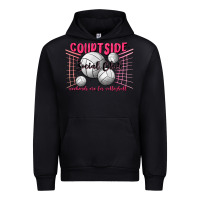 Black volleyball mom Urban Hoodie - MaliasSmallBusiness