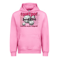 Fuchsia Pink volleyball mom Urban Hoodie - MaliasSmallBusiness