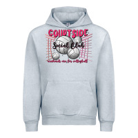 Heather Grey volleyball mom Urban Hoodie - MaliasSmallBusiness