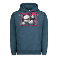 Pigment Midnight Navy volleyball mom Urban Hoodie - MaliasSmallBusiness