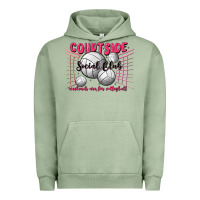 Pigment Oil Green volleyball mom Urban Hoodie - MaliasSmallBusiness