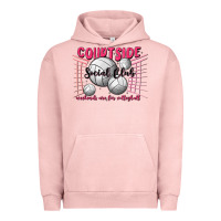 Pigment Salmon volleyball mom Urban Hoodie - MaliasSmallBusiness