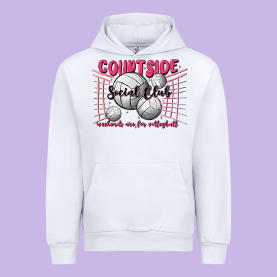 Volleyball Mom Urban Hoodie Designed By Maliassmallbusiness