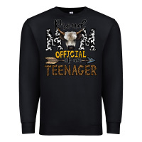 Black proud mom official of an teenager Premium Sweatshirt - CowhideDigitalArt