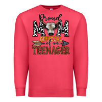 Cardinal proud mom official of an teenager Premium Sweatshirt - CowhideDigitalArt