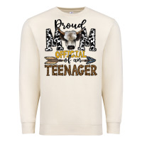Sandshell proud mom official of an teenager Premium Sweatshirt - CowhideDigitalArt