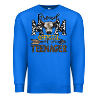True Royal proud mom official of an teenager Premium Sweatshirt - CowhideDigitalArt