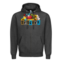 Charcoal Heather teacher Zipper Hoodie - Zillion Design Studio