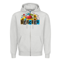 Dove Grey teacher Zipper Hoodie - Zillion Design Studio