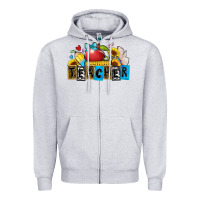 Heather Grey teacher Zipper Hoodie - Zillion Design Studio