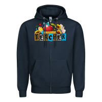 Navy teacher Zipper Hoodie - Zillion Design Studio