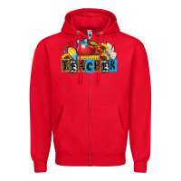 Red teacher Zipper Hoodie - Zillion Design Studio