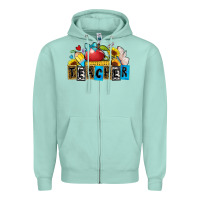Seafoam teacher Zipper Hoodie - Zillion Design Studio