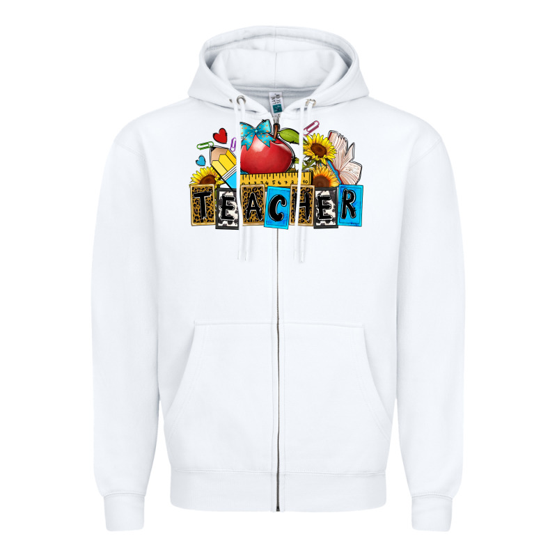 Teacher Zipper Hoodie by Zillion Design Studio | Teevron
