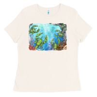 Bone lobster background Ladies Tee - BarkalooDesign
