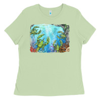 Matcha lobster background Ladies Tee - BarkalooDesign
