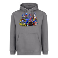 Storm 4th of July gnomes with truck Heavyweight Hoodie - CowGirlArtShop