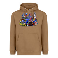 Toasted Coconut 4th of July gnomes with truck Heavyweight Hoodie - CowGirlArtShop