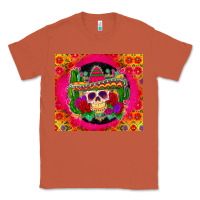 Copper mexican skull Classic Tee - Zillion Design Studio