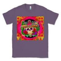 Lavender mexican skull Classic Tee - Zillion Design Studio