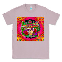 Lilac mexican skull Classic Tee - Zillion Design Studio