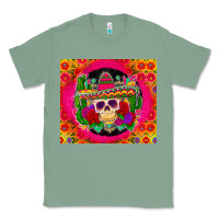 Sage mexican skull Classic Tee - Zillion Design Studio