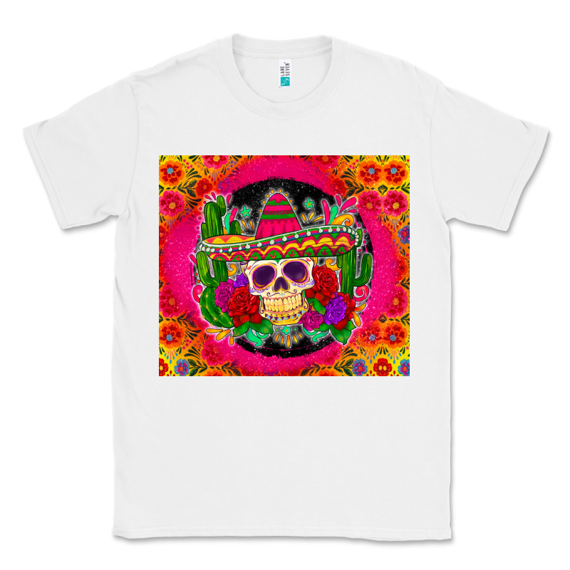Mexican Skull Classic Tee by Zillion Design Studio | Teevron