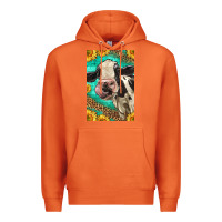 Carrot Western Holstein Cow Premium Hoodie - LillyAllenDesigns