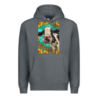 Rock Western Holstein Cow Premium Hoodie - LillyAllenDesigns