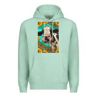 Western Holstein Cow Premium Hoodie | Teevron