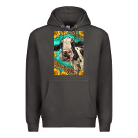 Smoke Western Holstein Cow Premium Hoodie - LillyAllenDesigns