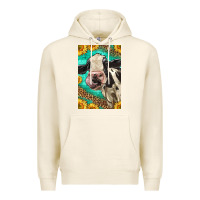 Tofu Western Holstein Cow Premium Hoodie - LillyAllenDesigns
