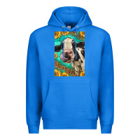 True Royal Western Holstein Cow Premium Hoodie - LillyAllenDesigns