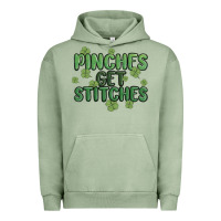 Pigment Oil Green pinches get stitches Urban Hoodie - MaliasSmallBusiness