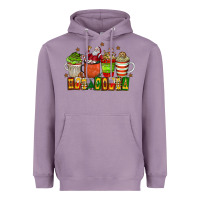 Lavender hot cocoa Heavyweight Hoodie - CowhideDigitalArt