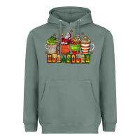 Sage hot cocoa Heavyweight Hoodie - CowhideDigitalArt