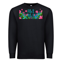 Black cactus and flowers mama libbey glass Premium Sweatshirt - HRA Design Shop